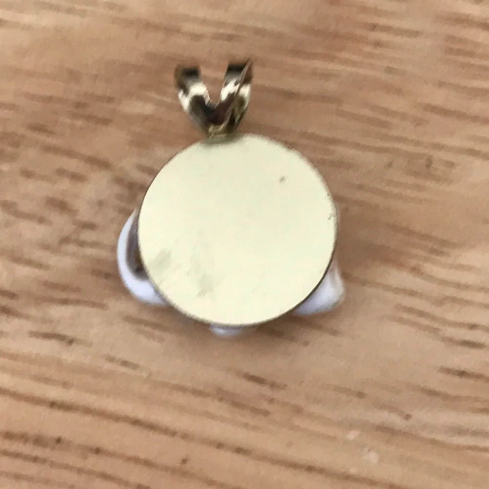 New Elephant charm made of white malachite stone.